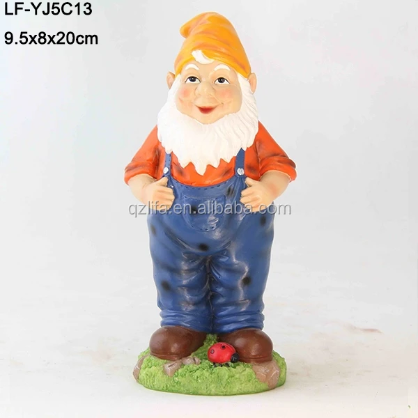 funny garden gnome for sale in resin crafts