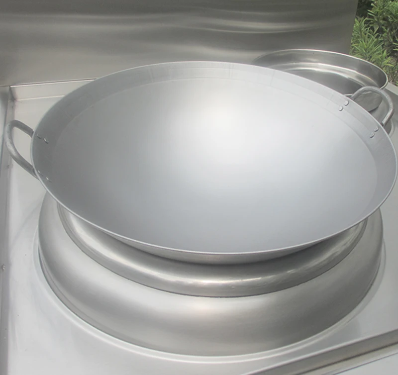 
freestanding manufacturer commercial wok range 24000w induction cooker Double fry 