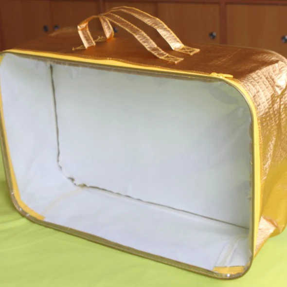 Texpack OEM ПВХ ламинированный Нетканая молния сумка для одеяло упаковка