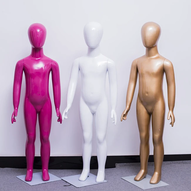new fashion window display full body ABS plastic boy kids mannequins for sale
