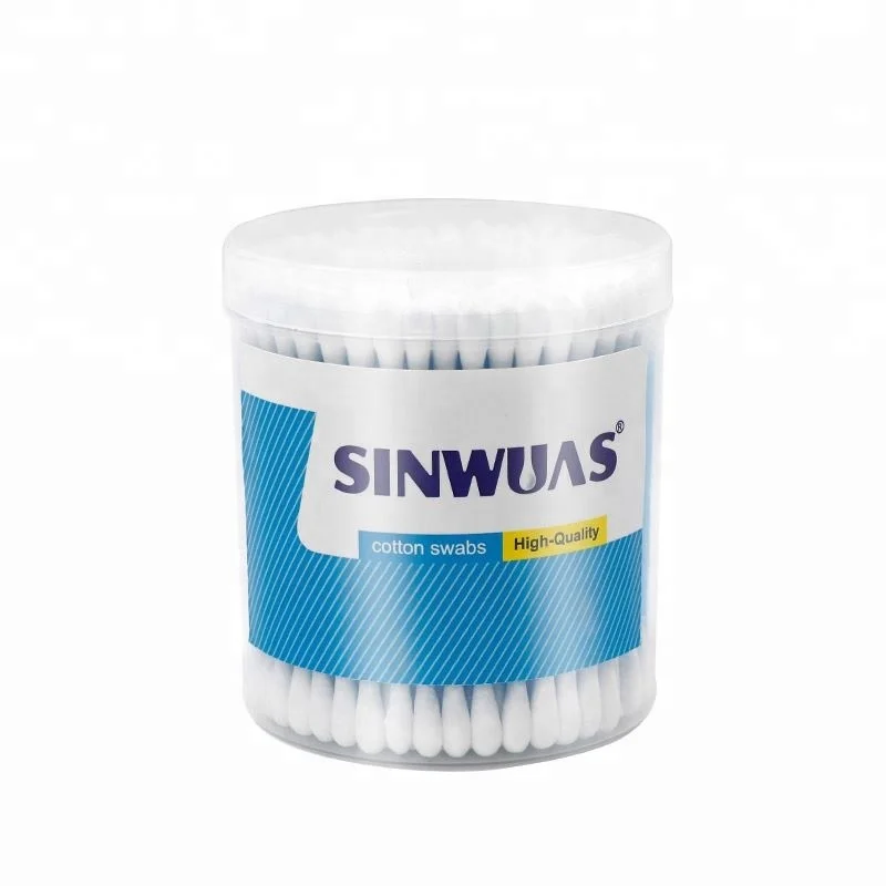 Hot selling well sealed double - end natural disposable paper cotton swab