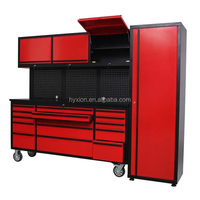 Hyxion Best seller garage modular tool storage cabinet with drawer and wheels