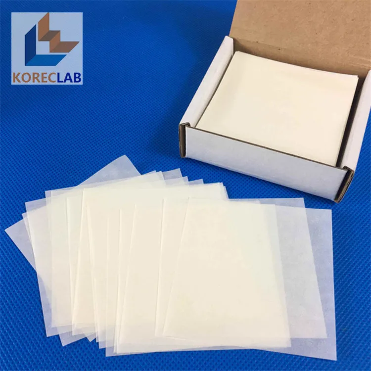 Лабораторные электронные весы с использованием непоглощающей взвешивающей бумаги 4x4 дюйма (102x102 мм) с низким содержанием азота