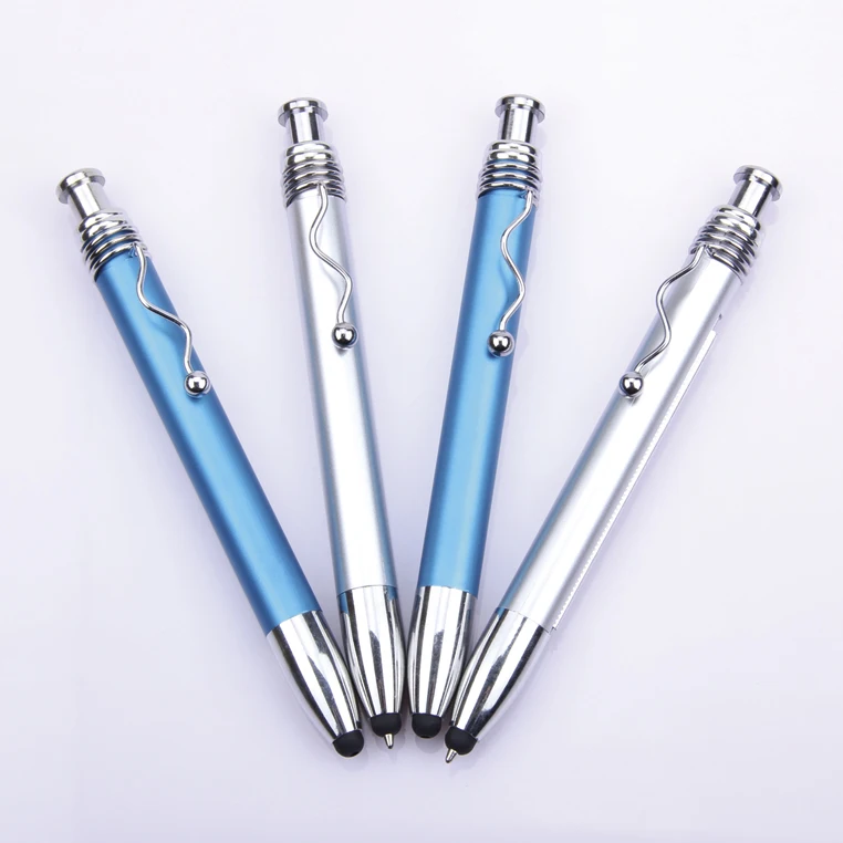 New Peculiar design Snake clip Touch screen ABS banner pen with logo