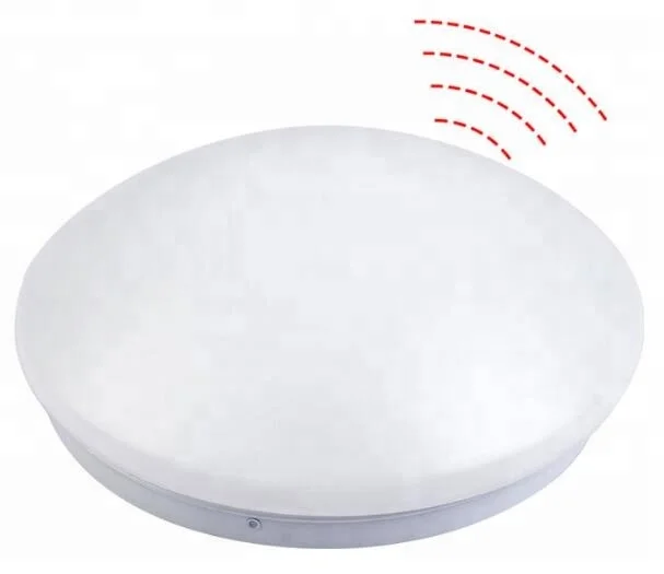 12W 15W 18W Rechargeable lithium battery Emergency Microwave motion sensor ceiling light