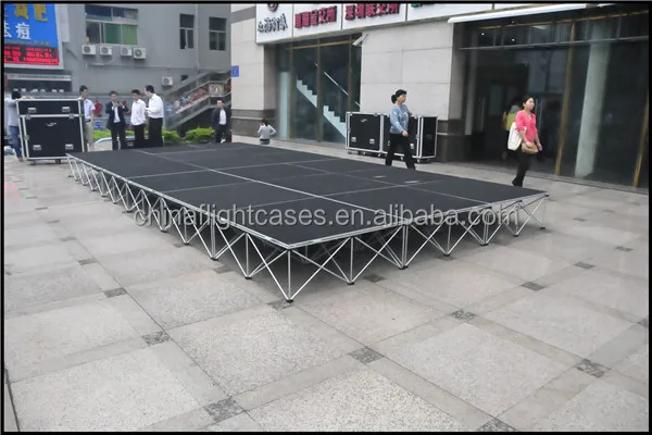 Building a Portable Stand for DJ Plywood Platforms Folding Legs