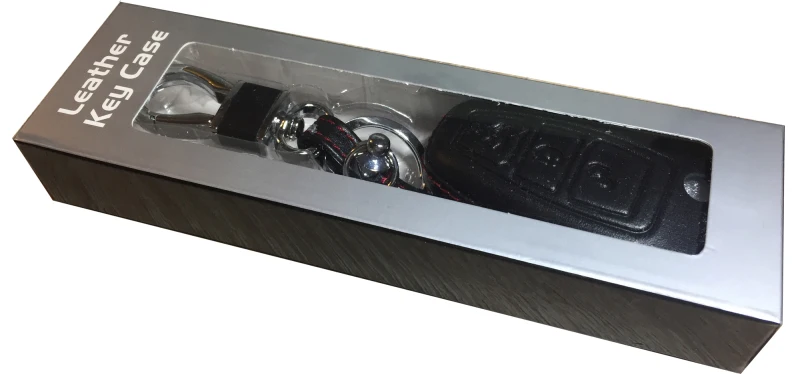 4D Premium genuine car accessory leather car Anti Dust key case for C E S M CLS CLK GLK GL Class With package