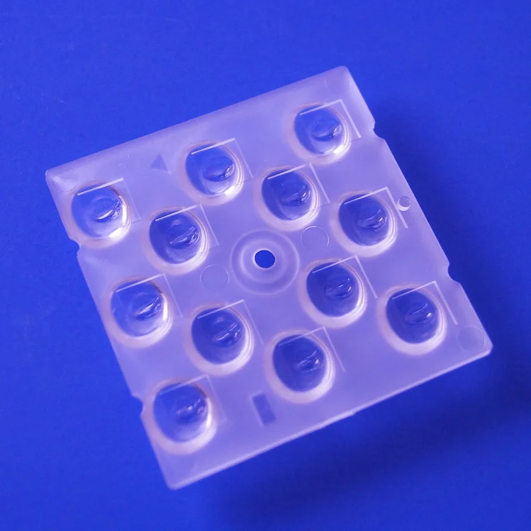 50x50mm 12 In 1 SMD 3030 Led Street Light PC Led Lens