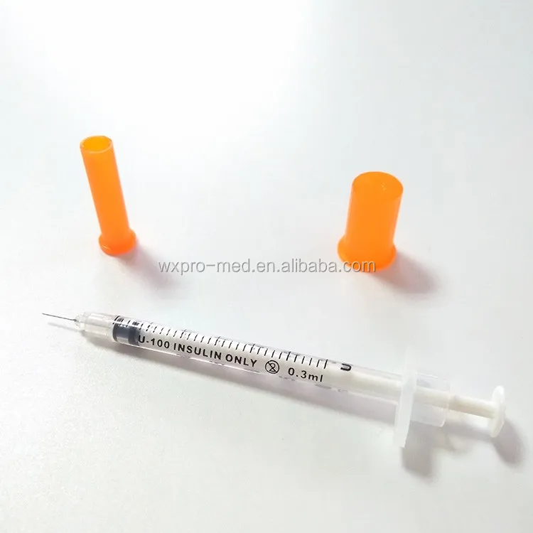 CE/ISO Medical disposable Insulin Syringe