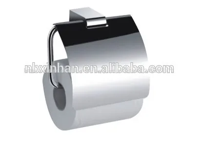 ванная хромирование латуни держатель туалетной бумаги с крышкой