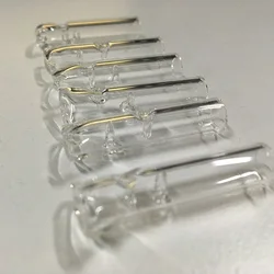 Wholesale clear smoking filter tips glass drip tips glass rolling paper tips