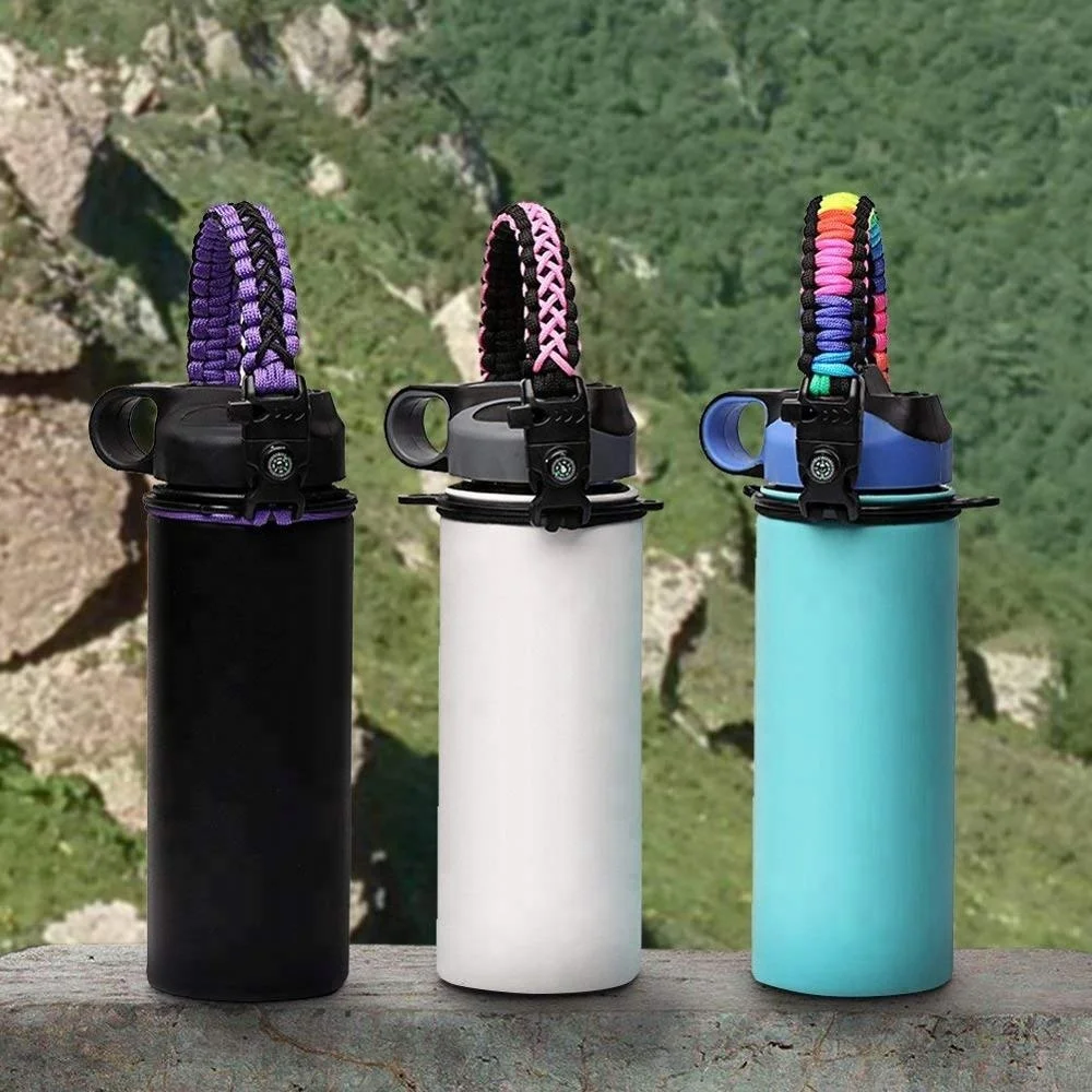 Durable Simple Modern Paracord Bottle Handle For Wide Mouth Water Bottles