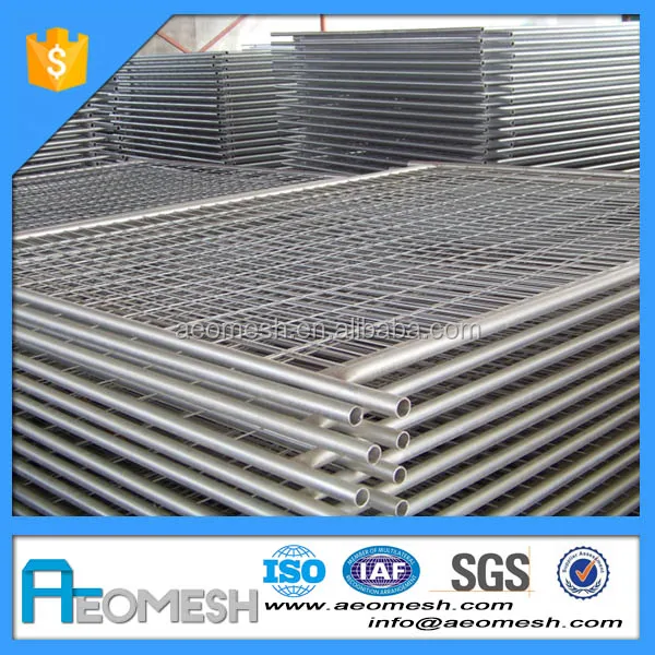 AEOMESH Australia or Canada high standard galvanized /powder coated temporary fence / paneles de la cerca de metal temporales