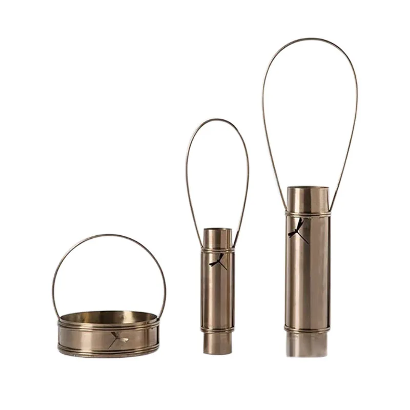 home  Nordic stainless steel flower vase for wedding decoration