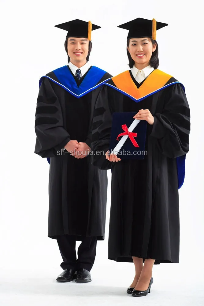 PHD academic cheap graduation robe
