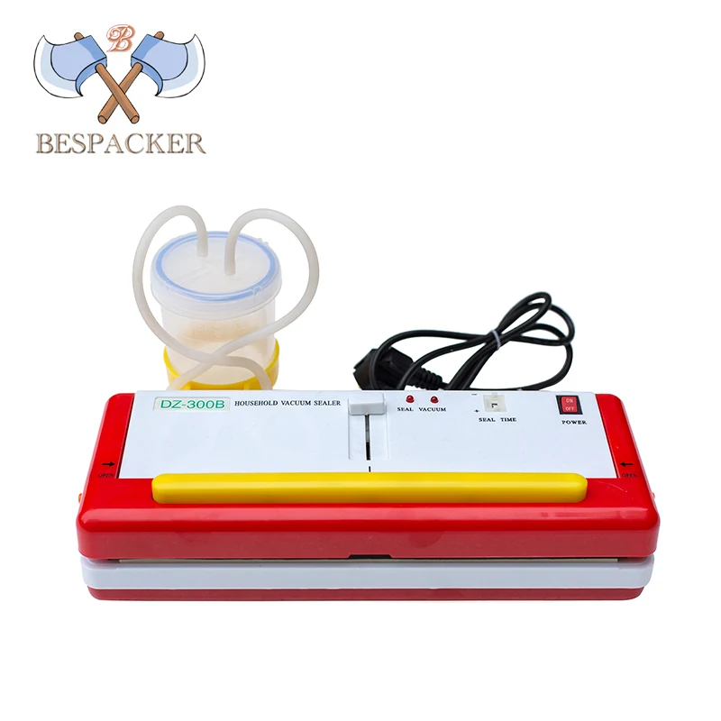 Bespacker DZ-300B household vacuum packing sealer machine dry and wet dual-use