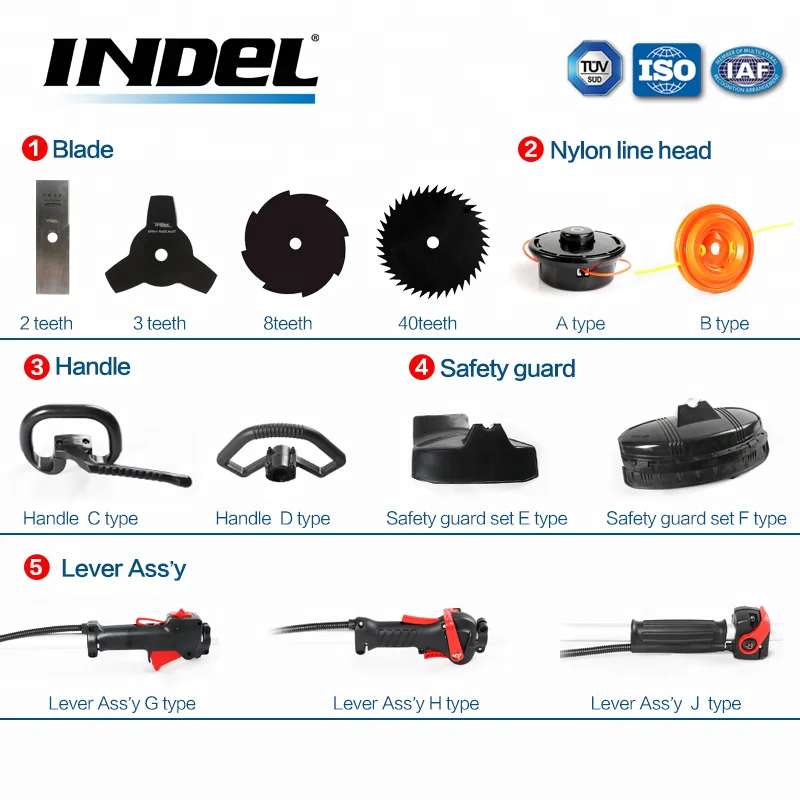 
High quality petrol manual hand push Brush Cutter / Grass Trimmer BG360-A 