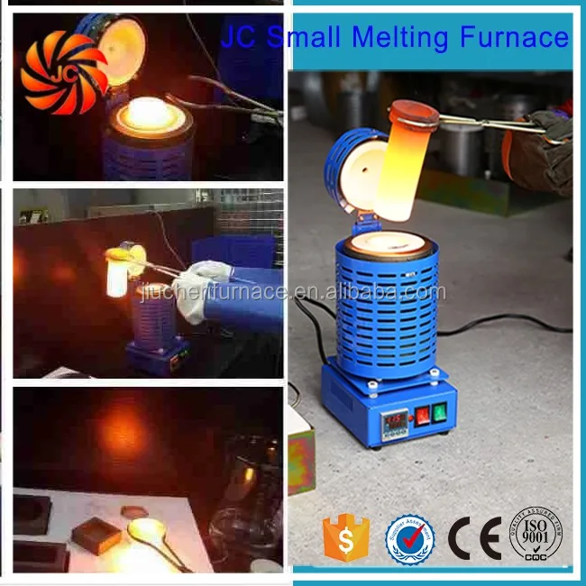 JC 3 Kg 2102F Gold Melting Furnace Machine 220V Kiln Casting Refining Precious Metals Melts Gold Silver Copper Tin Aluminum