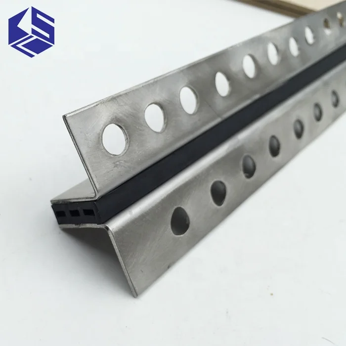 304 SS expansion joint threshold transition for concrete slab