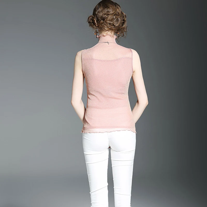 Maxnegio 2018 Slim Women Sexy Tops And Blouses Sleeveless Party Wear tops