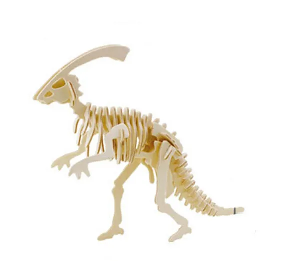 cheap fashion dinosaur 3d wood puzzles