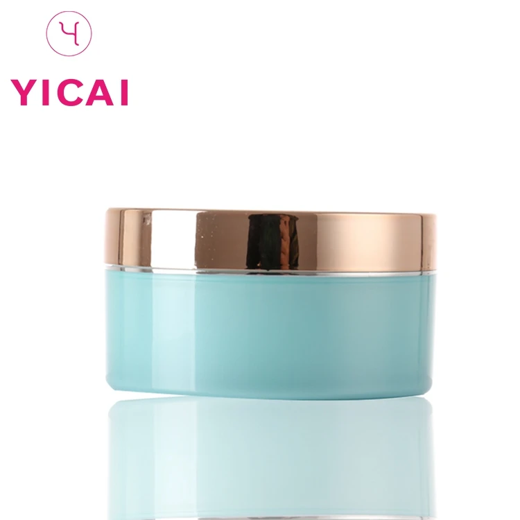 100 ml 200 ml 250 ml 300 ml 400 ml 500 ml custom cream packaging container collections cosmetic jar with rose gold lids