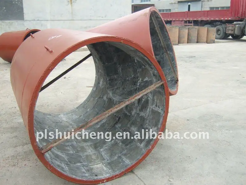 
Три литой базальтовые трубы 