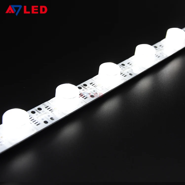 28.8w high power led linear strip light 12v smd 3030 led bar with lens