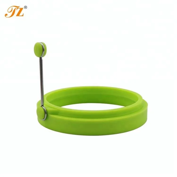 Silicone Egg Ring mold round with handle cooking ring