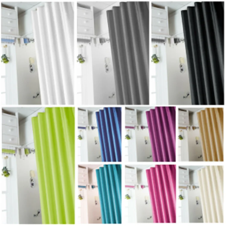 Hot - selling hotel plain shower curtain