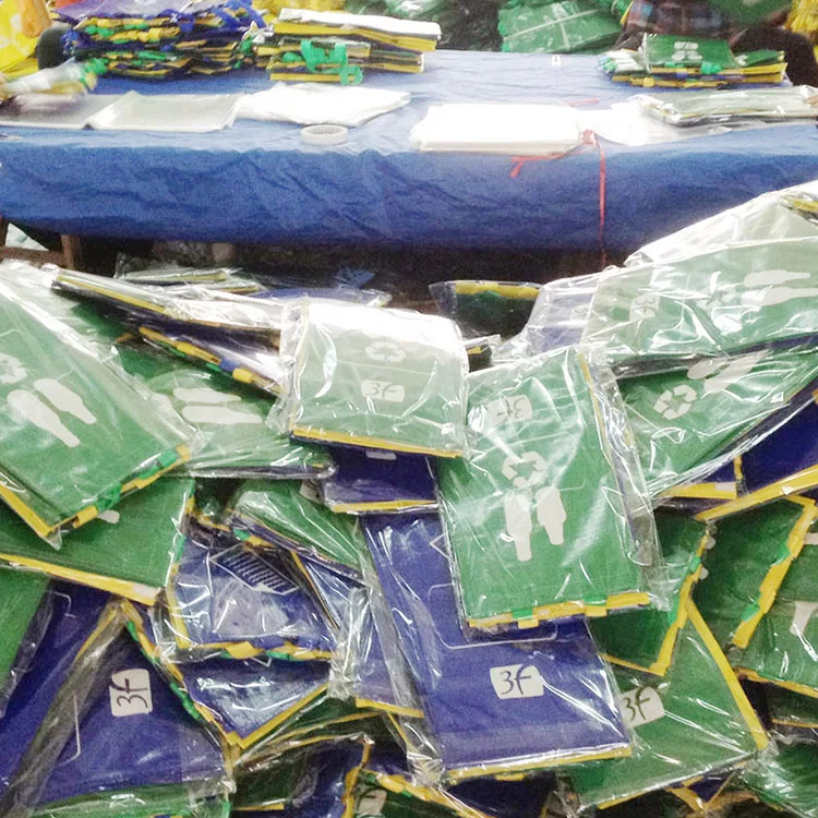 Three pieces PP Woven Garbage Bag Garbage Sorting Bags Garbage Classification