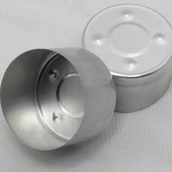12g Foldededge Round Shape Aluminium Tealight Cup