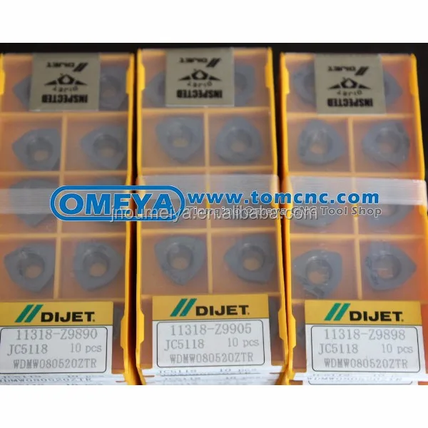 Dijet WDMW карбид вольфрама, карбидные наконечники, карбидная вставка