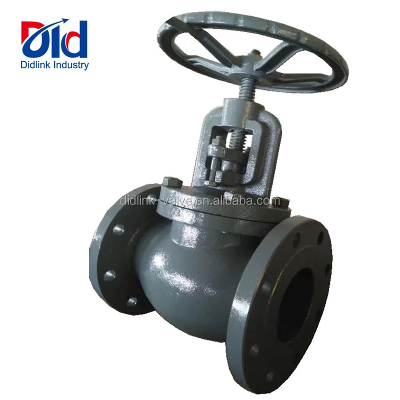 Cast Iron Float Hydraulic Ball Body Angle Flanged Type Manual Operated With Handwheel Water Oil Gas Control Globe Valve Prices