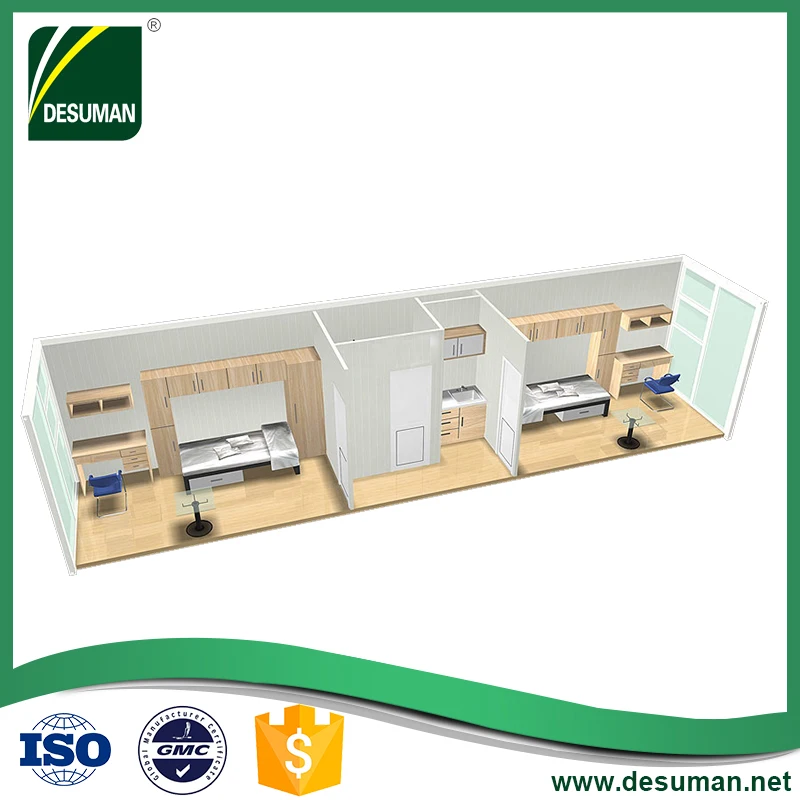 insulated foldable prefabricated homes 40 ft container office house