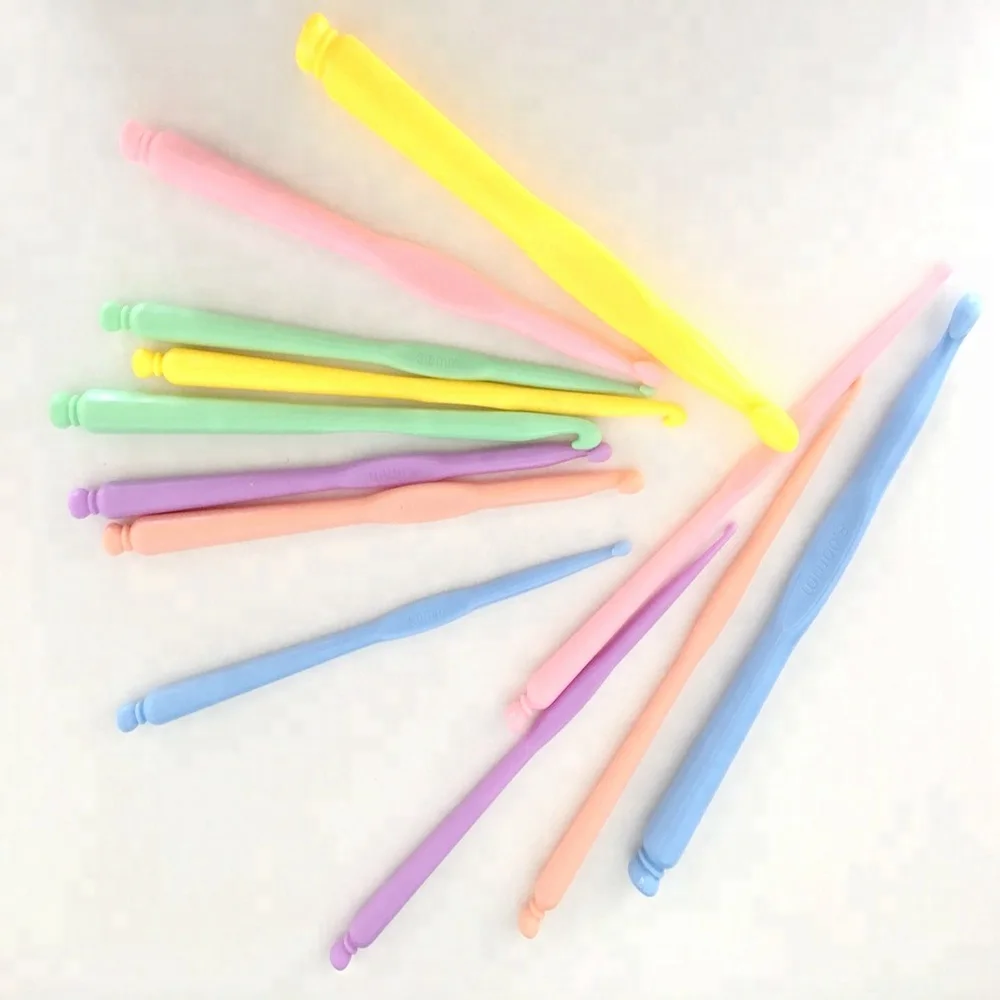 Special custom plastic crochet hook knitting needles