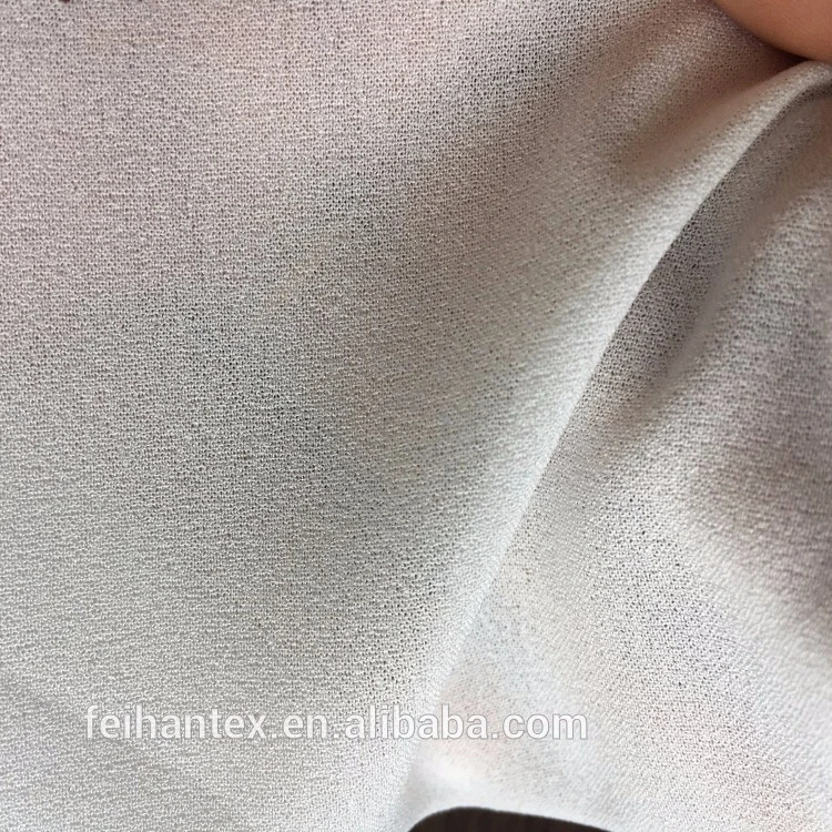 
translucent crepe de chine fabric, imitated silk fabric, long dress material 