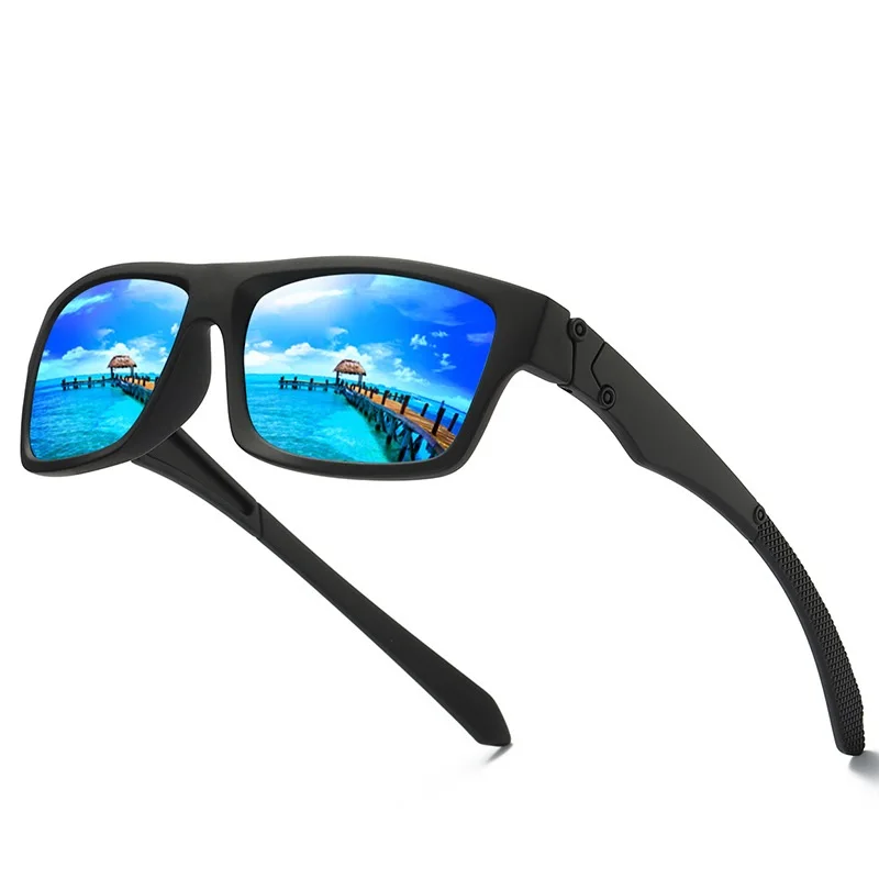 Retro Sport Polarized Sunglasses For Men Driving Fishing ansi z87.1 sunglasses Sun Shades lunettes de soleli polarisees