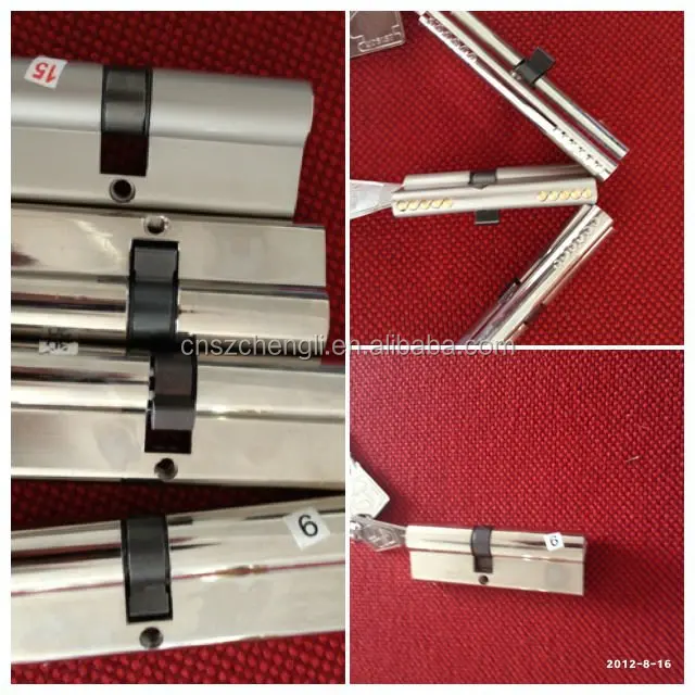 6 pins Zinc alloy euro profile mortise lock cylinder