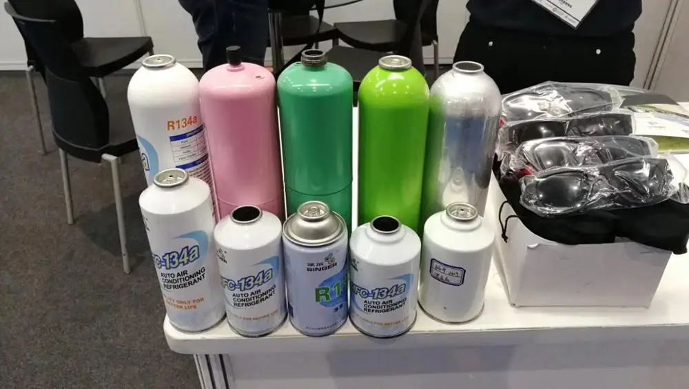 Purity 99.99% R134a Refrigerant Gas small can  for Sale