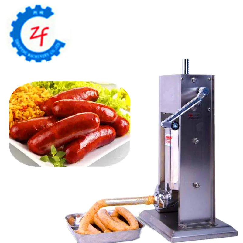 5 Liter Stainless Steel Manual Banger Sausage Stuffer Filling Making Machine