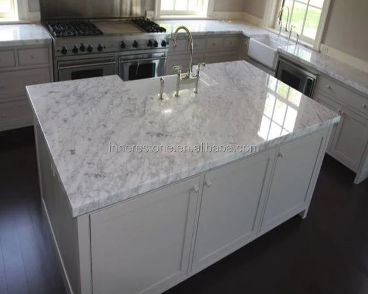 White marble kitchen worktops,kitchen island countertop