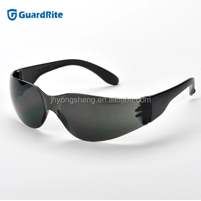 GuardRite brand CE EN166 Anti-Scratch,Anti-UV industrial protective working safety goggle