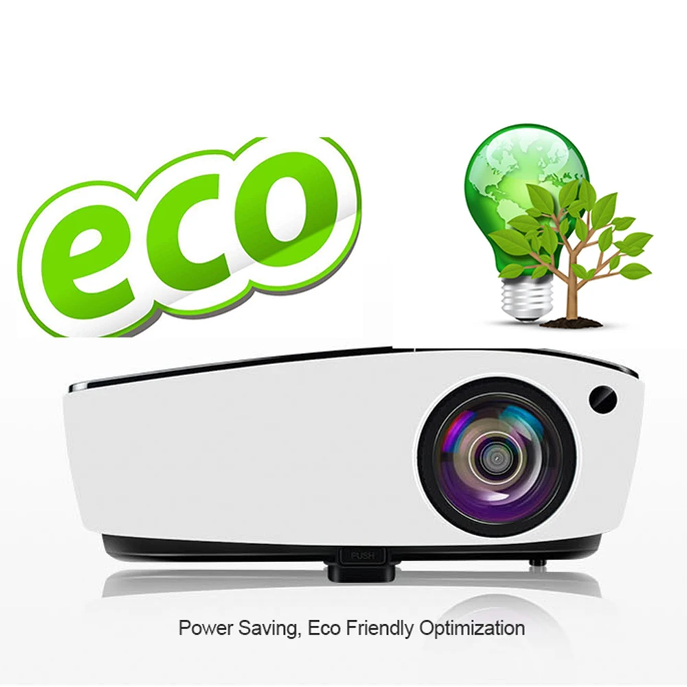 Passive 3D Short Throw Projector Factory Multimedia 1080p 3d 4200 Lumens DLP Digital Projector Projector 2 Years Lamp 6 Months