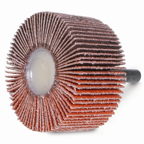 6mm shank abrasive wheels  mounted point emery cloth flap wheel with shaft grinding head with handle metal and wool polishing