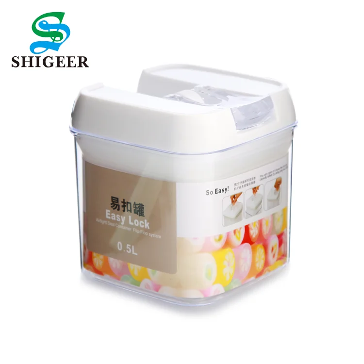 
High Quality Custom Made Small Square Type Airtight Food Plastic Boxes Storage With Lid 