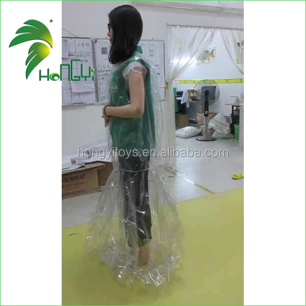 Advertising Inflatable Transparent PVC Inflatable Skirt Suit For Girls