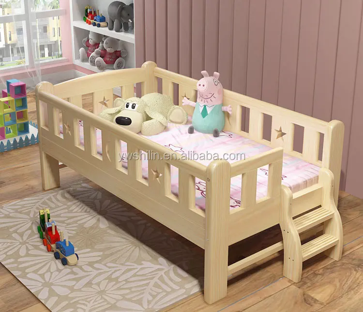 new design kid bed furniture solid wood
