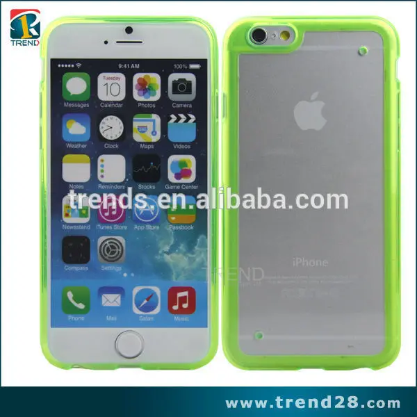 Wholesale ultra thin clear crystal clear hard pc phone case for iphone 6