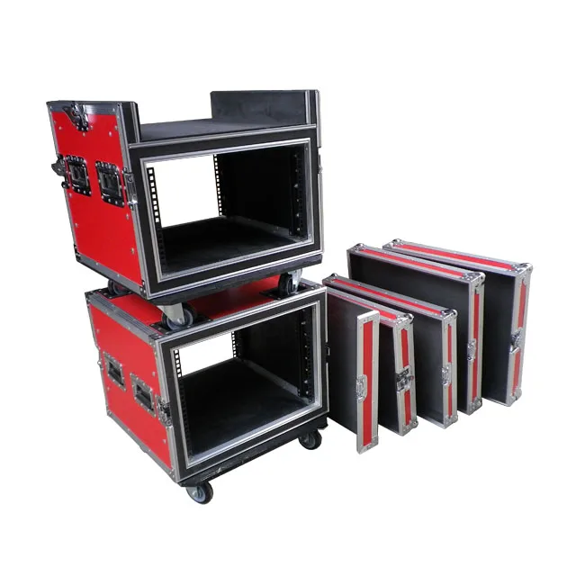 Factory Professional Customized Air Aluminum tool trolly flight Case for music dj equipment